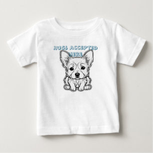 Camiseta De Bebé Abrazos aceptados aquí