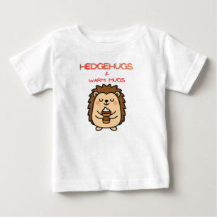 Camiseta De Bebé Abrazos de erizo y tazas calientes – Invierno de e