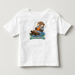Camiseta De Bebé Abrazos de Nutria Nutria Flotante Abrazando una Es