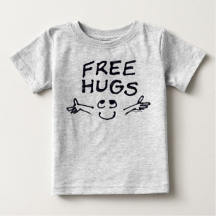 Camiseta De Bebé Abrazos gratis Personalizado lindo bebé