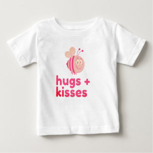 Camiseta De Bebé Abrazos Y Besos De Bebé