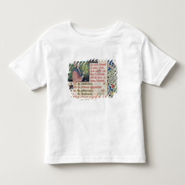 Camiseta De Bebé Abril: Flores de la cosecha (Anverso)