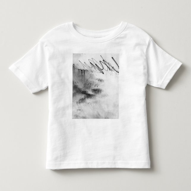 Camiseta De Bebé Abstract Black and White Light Trails Long Exposur (Anverso)