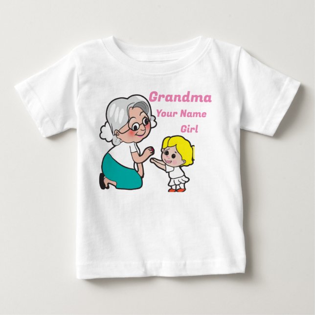 Camiseta De Bebé Abuela 4 (Anverso)