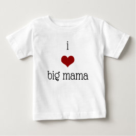 Camiseta De Bebé Abuela Ama A La Madre Grande Abuela Corazón Rojo