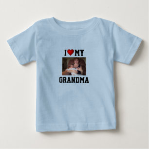 Camiseta De Bebé Abuela: AMO A MI ABUELA