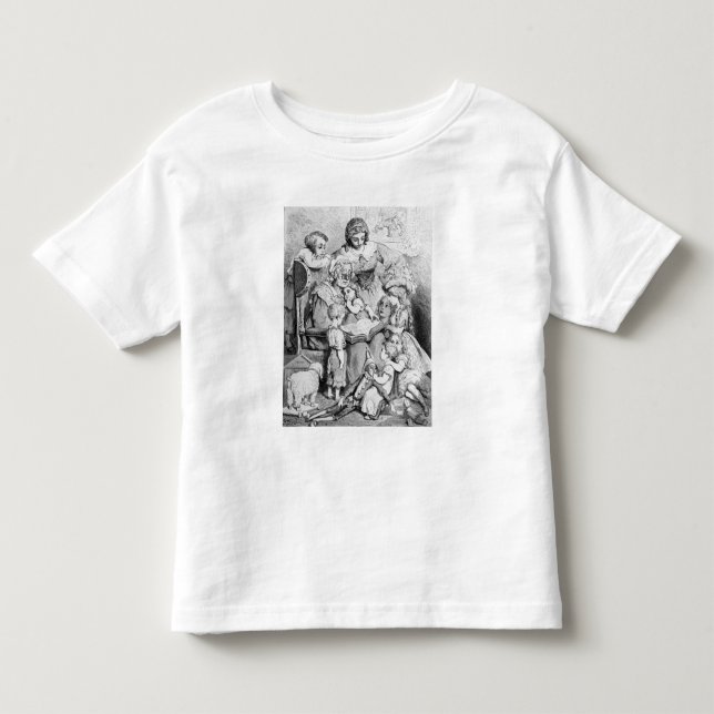 Camiseta De Bebé Abuela contándole una historia (Anverso)