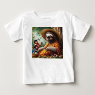 Camiseta De Bebé Abuela Sloth
