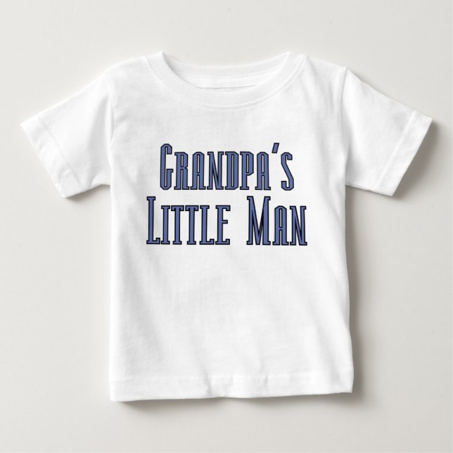 Camiseta De Bebé Abuelo, hombrecito (Anverso)