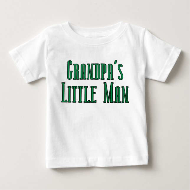 Camiseta De Bebé Abuelo, hombrecito (Anverso)