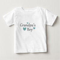 Abuelo Personalizado Niño Azul Clipart Corazones