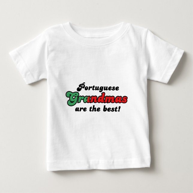 Camiseta De Bebé Abuelos de Portugal (Anverso)