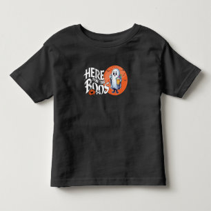 Camiseta De Bebé Acá para los abucheos   Beba y enciende tu charla