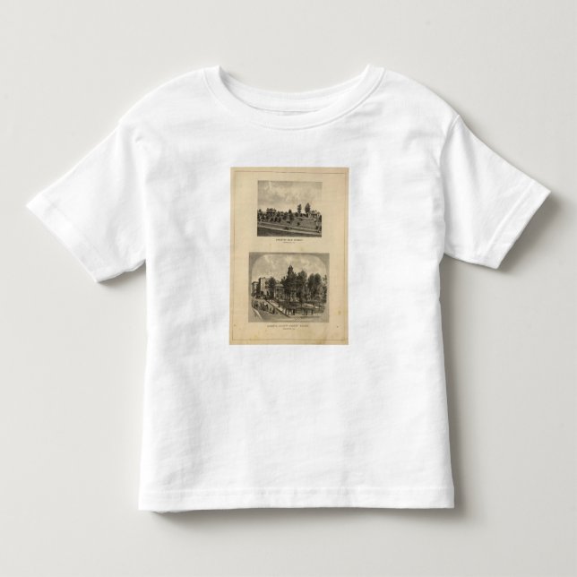 Camiseta De Bebé Academia del varón de Staunton (Anverso)
