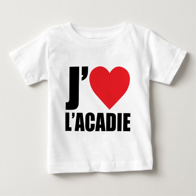 Camiseta De Bebé Acadie de J'aimeL (Anverso)