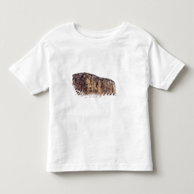 Camiseta De Bebé Acantilado escarpado que sube sobre las nubes (Anverso)