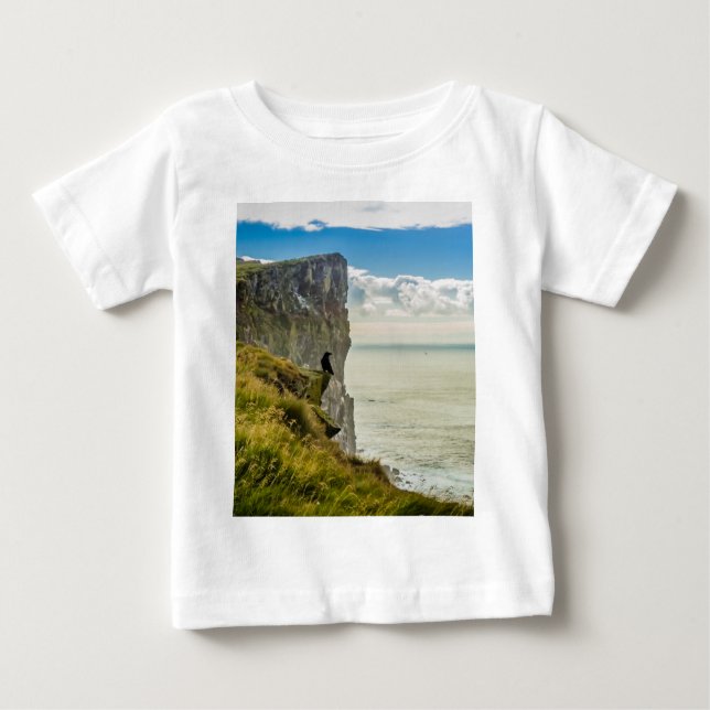 Camiseta De Bebé Acantilados de Latrabjarg, Islandia (Anverso)