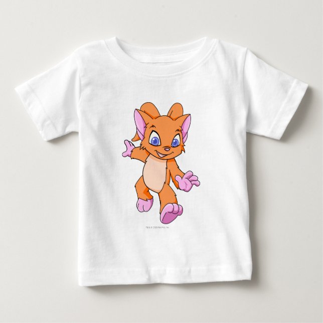 Camiseta De Bebé Acara Naranja (Anverso)
