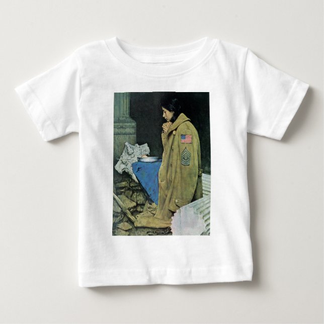 Camiseta De Bebé Acción de gracias del refugiado (Anverso)
