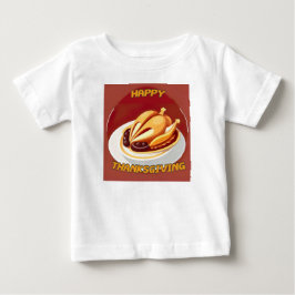 Camiseta De Bebé acción de gracias feliz