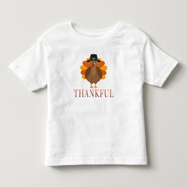 Camiseta De Bebé Acción de Gracias Turquía (Anverso)