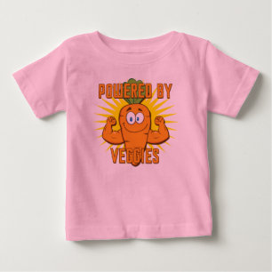 Camiseta De Bebé Accionado por los Veggies