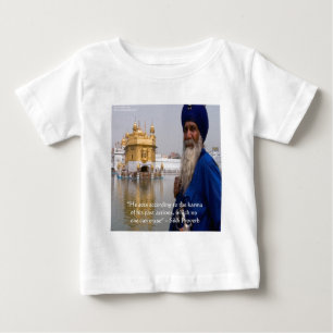 Camiseta De Bebé Acciones Karma/Proverbio Sij