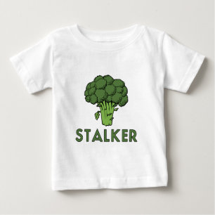 Camiseta De Bebé ACECHADOR Brócoli Divertido Humor Chiste