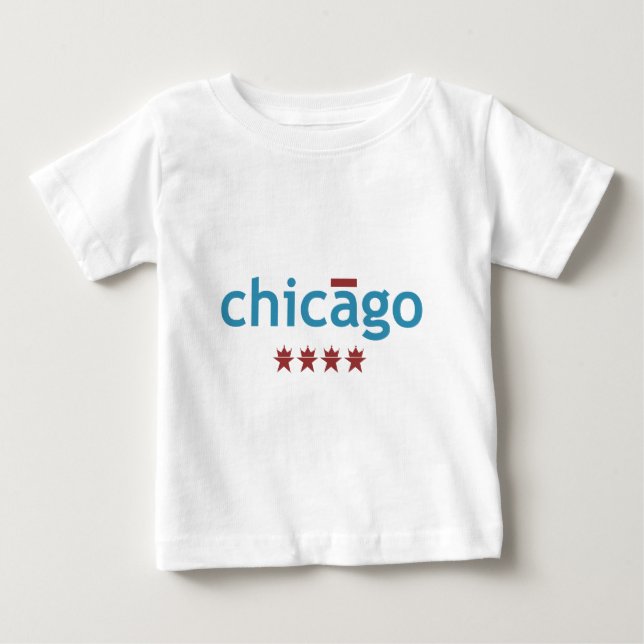 Camiseta De Bebé Acento Chicago (Anverso)