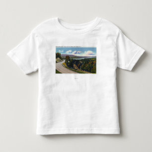 Camiseta De Bebé Acercamiento meridional al lago de la carretera