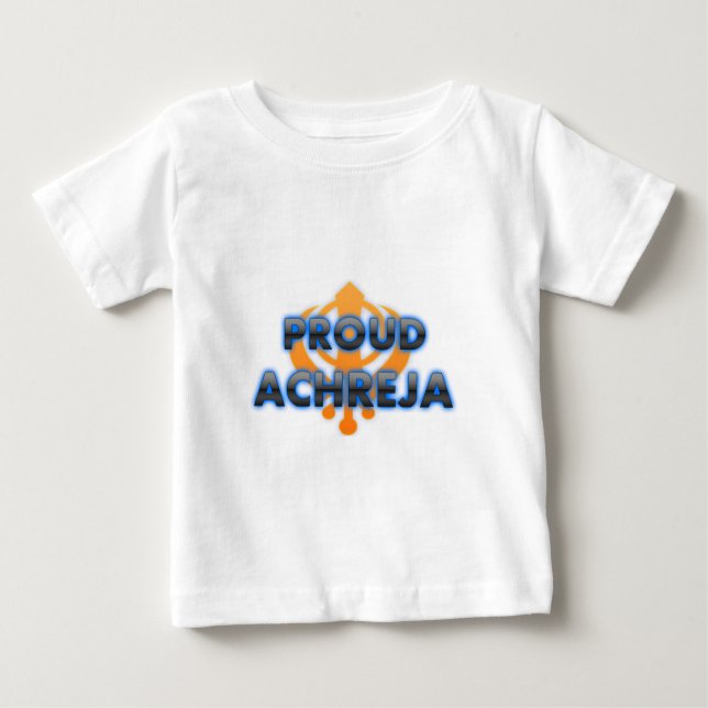 Camiseta De Bebé Achreja orgulloso, orgullo de Achreja (Anverso)