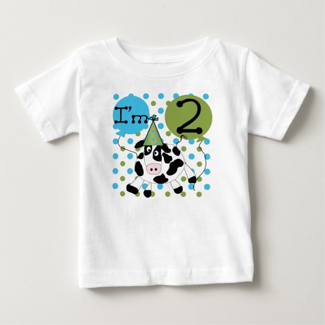 Camiseta De Bebé Acobarde el 2do cumpleaños (Anverso)