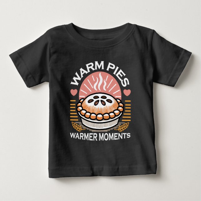Camiseta De Bebé Acogedor Ilustracion de piano: Momentos más cálido (Anverso)