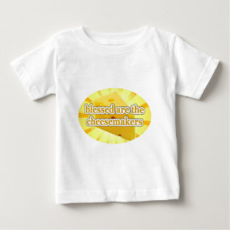 CAMISETA DE BEBÉ ACOGIDOS SON LOS AMANTES DEL QUESO DE LOS QUESOS