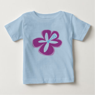 Camiseta De Bebé Acreedores de infantes de flores Pokii