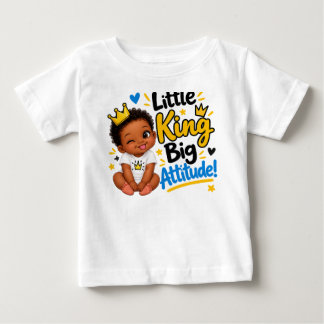 Camiseta De Bebé Actitud de bebé real"
