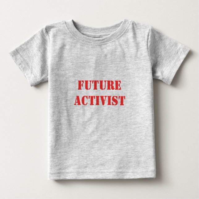 CAMISETA DE BEBÉ ACTIVISTA FUTURO (Anverso)
