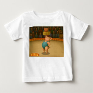 Camiseta De Bebé Acto de equilibrio de Petra la cerda