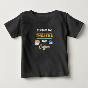 Camiseta De Bebé Actor Alimentado Por El Café Teatral