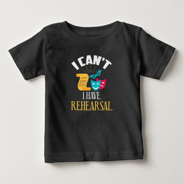 Camiseta De Bebé Actor de ensayo de acción (Anverso)