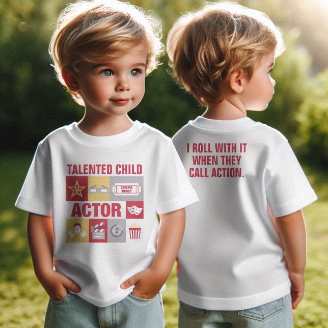 Camiseta De Bebé Actor Profesional Icónico Diseñado Personalizado (Subido por el creador)