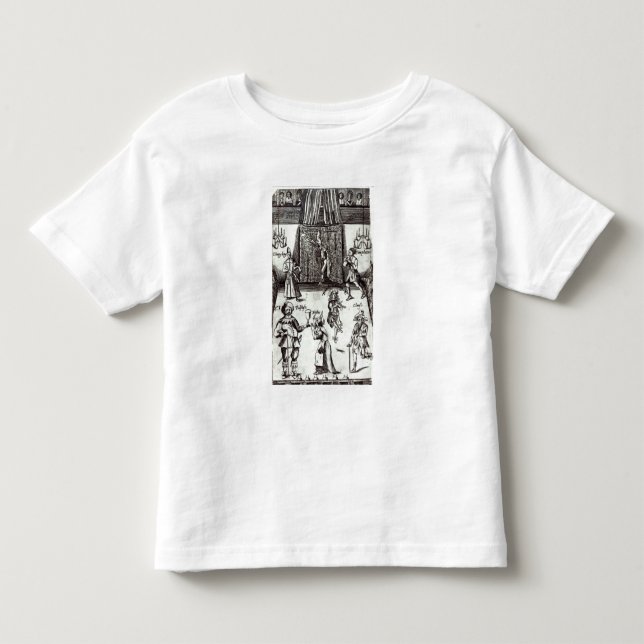 Camiseta De Bebé Actores cómicos en el funcionamiento, 1662 (Anverso)