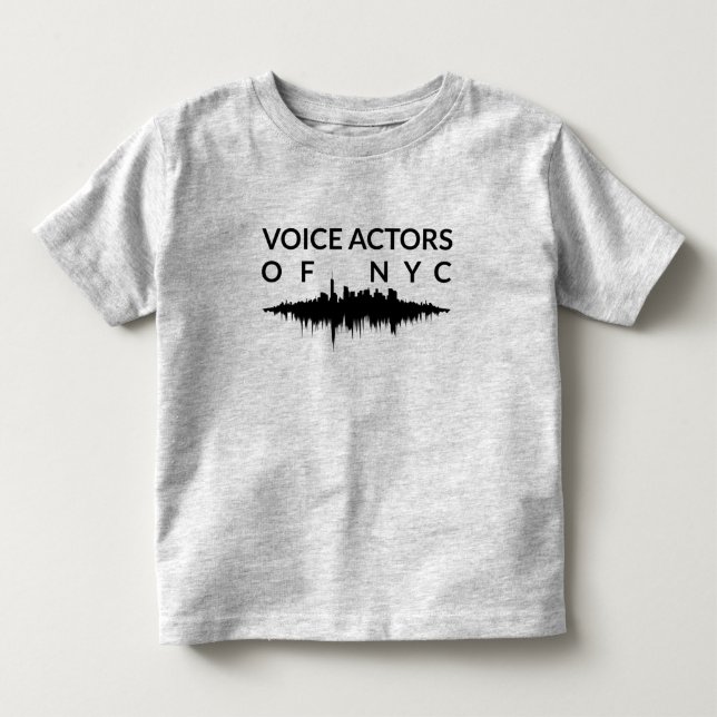 Camiseta De Bebé Actores de la voz del niño de NYC (Anverso)