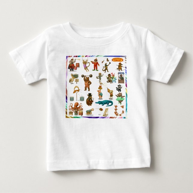 Camiseta De Bebé Actos del Circo Dingaling Bros (Anverso)