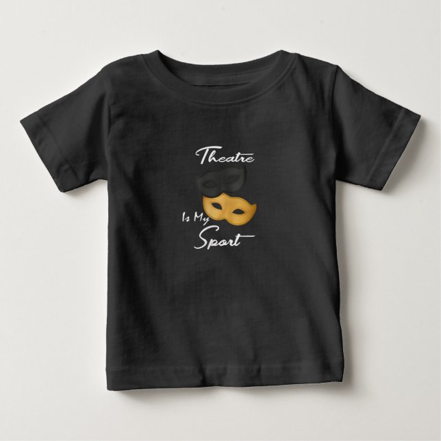 Camiseta De Bebé Actriz de teatro divertida para mujeres mastica re (Anverso)