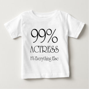 Camiseta De Bebé Actriz del 99%