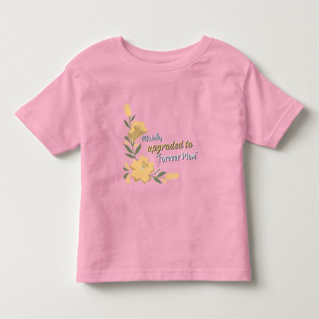 Camiseta De Bebé Actualización oficial a la mamá adoptiva para siem (Anverso)