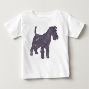 Camiseta De Bebé Acuarela de Airedale Terrier