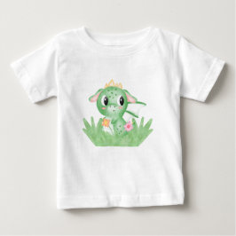 Camiseta De Bebé Acuarela de Dragón para bebés