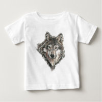 Acuarela Lobo gris Lobo animal Lobos salvajes